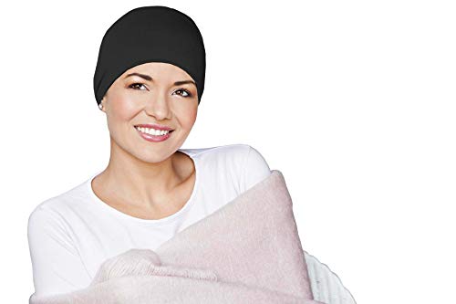 Sleeping-Hats-Black-Cotton-Chemo-Hats-for-Women-with-Chemo-or-Alopecia-Hair-Loss-1