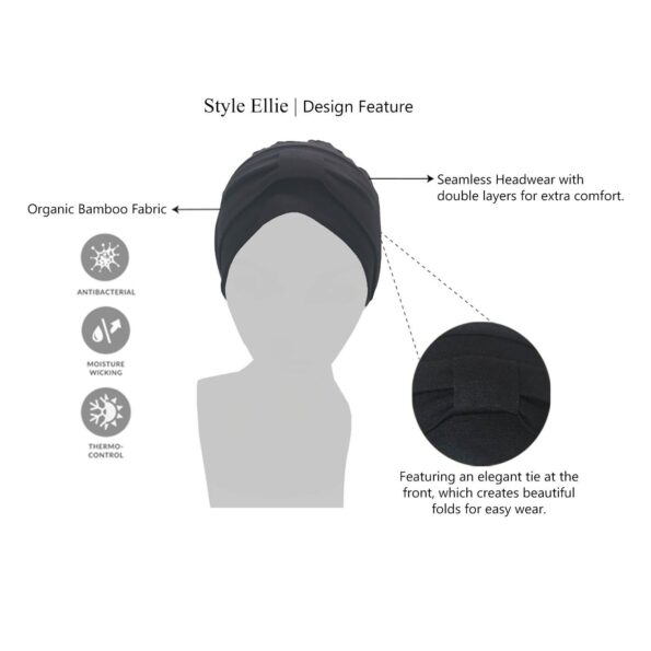 Detail-Ellie-Black-Organic-Bamboo-Headwear-for-Women-with-Chemo-Cancer-or-Alopecia-Hair-Loss_