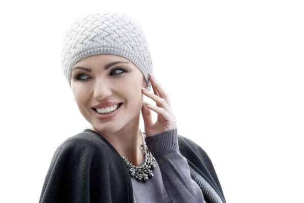 grey-knit-chemo-hat-for-winter2